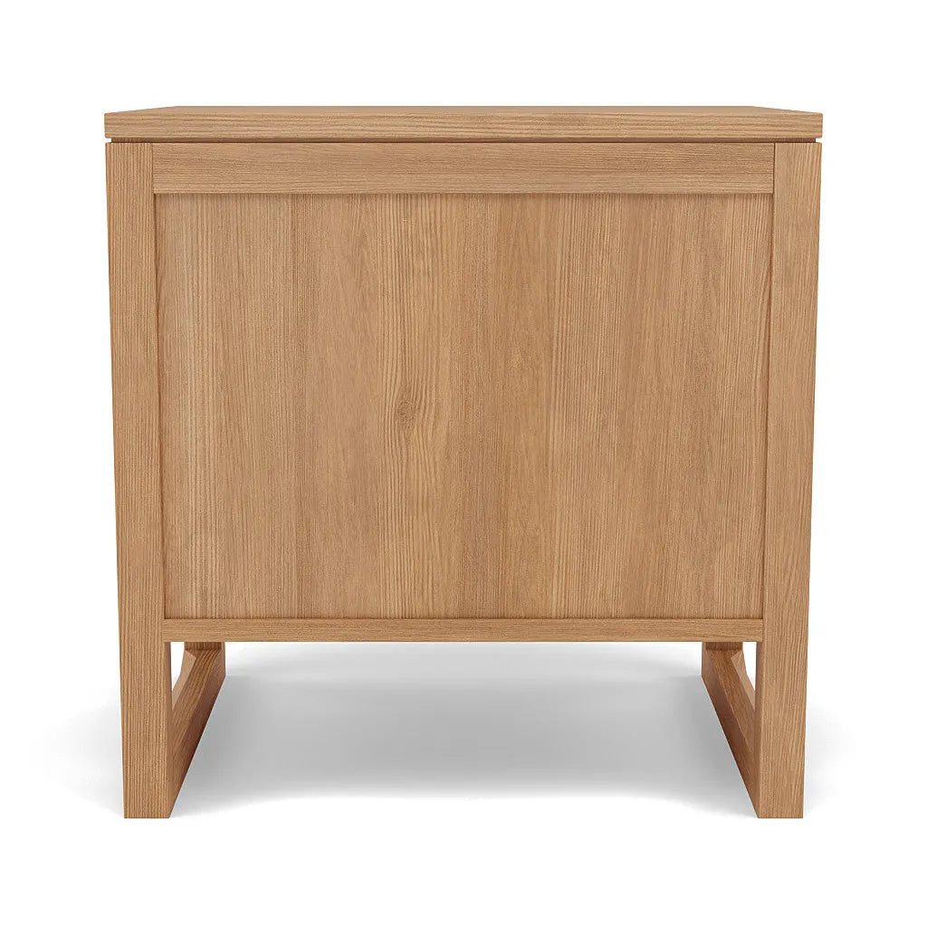 Bruno Nightstand XL 1 Drawer 24" x 19" Solid American Oak