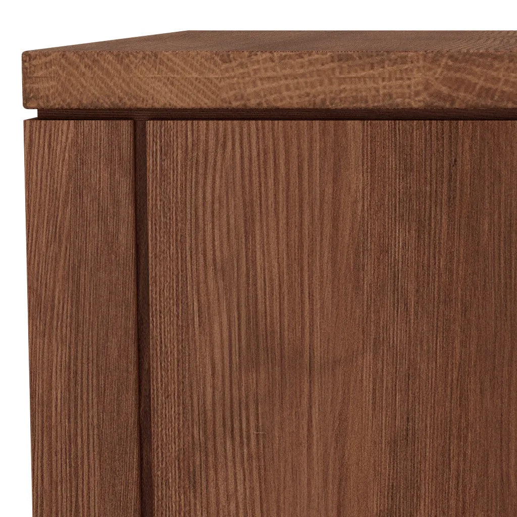 Bruno Nightstand XL 1 Drawer 24" x 19" Solid American Walnut