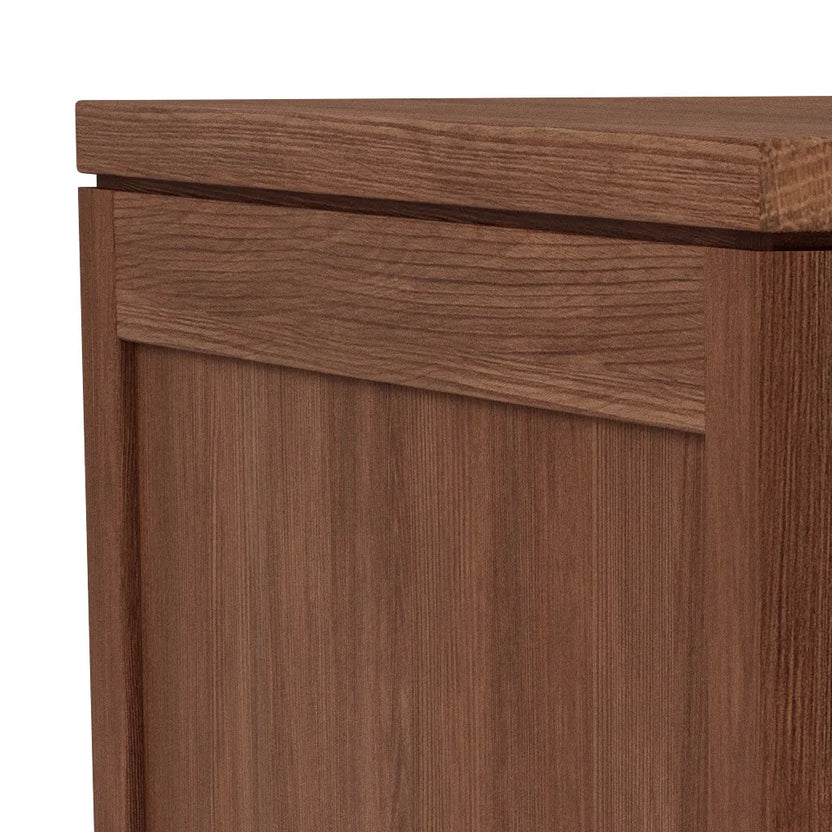 Bruno Nightstand XL 2 Drawers 24" x 19" Solid American Walnut