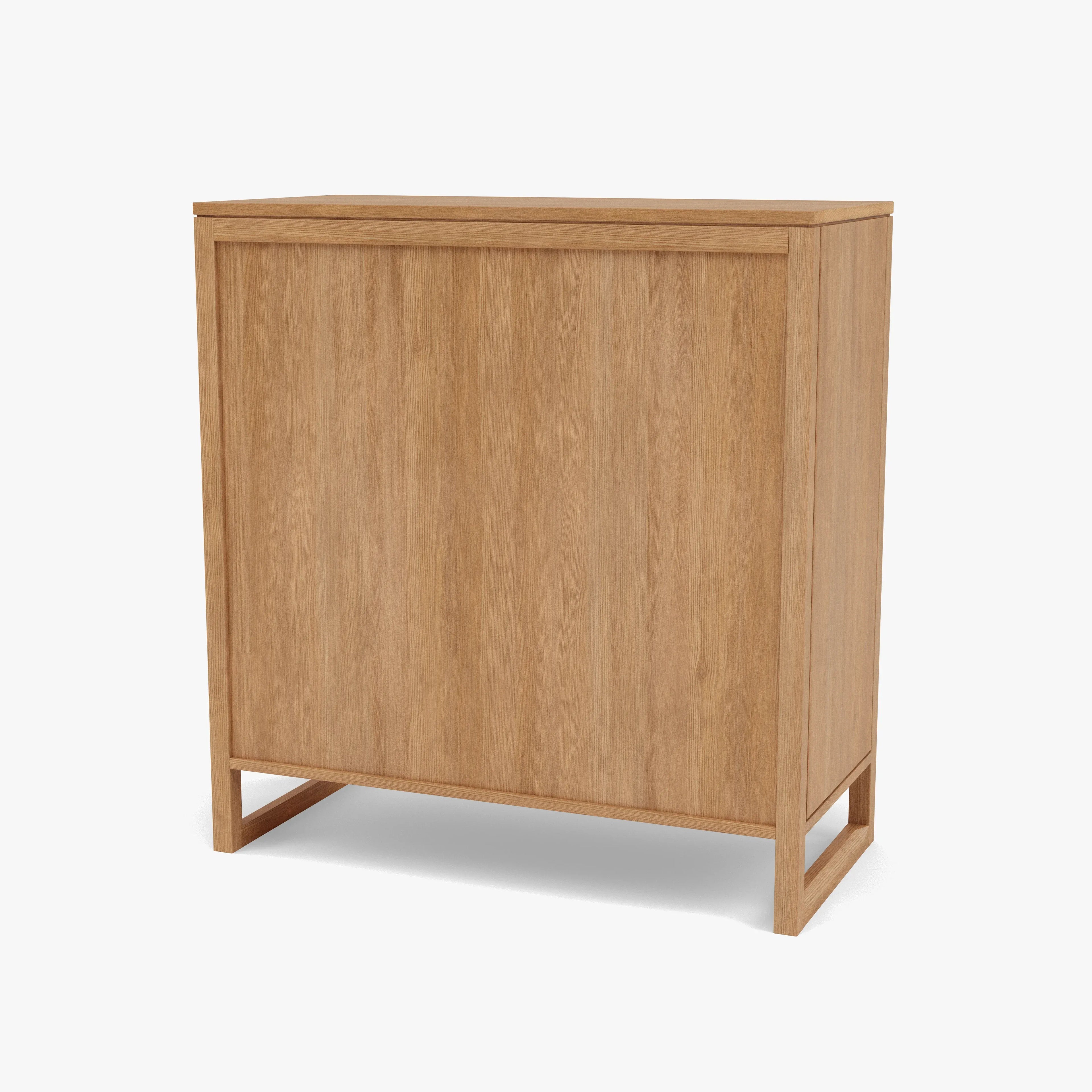 Bruno Dresser 5 Drawers 43" x 21" Solid American Oak