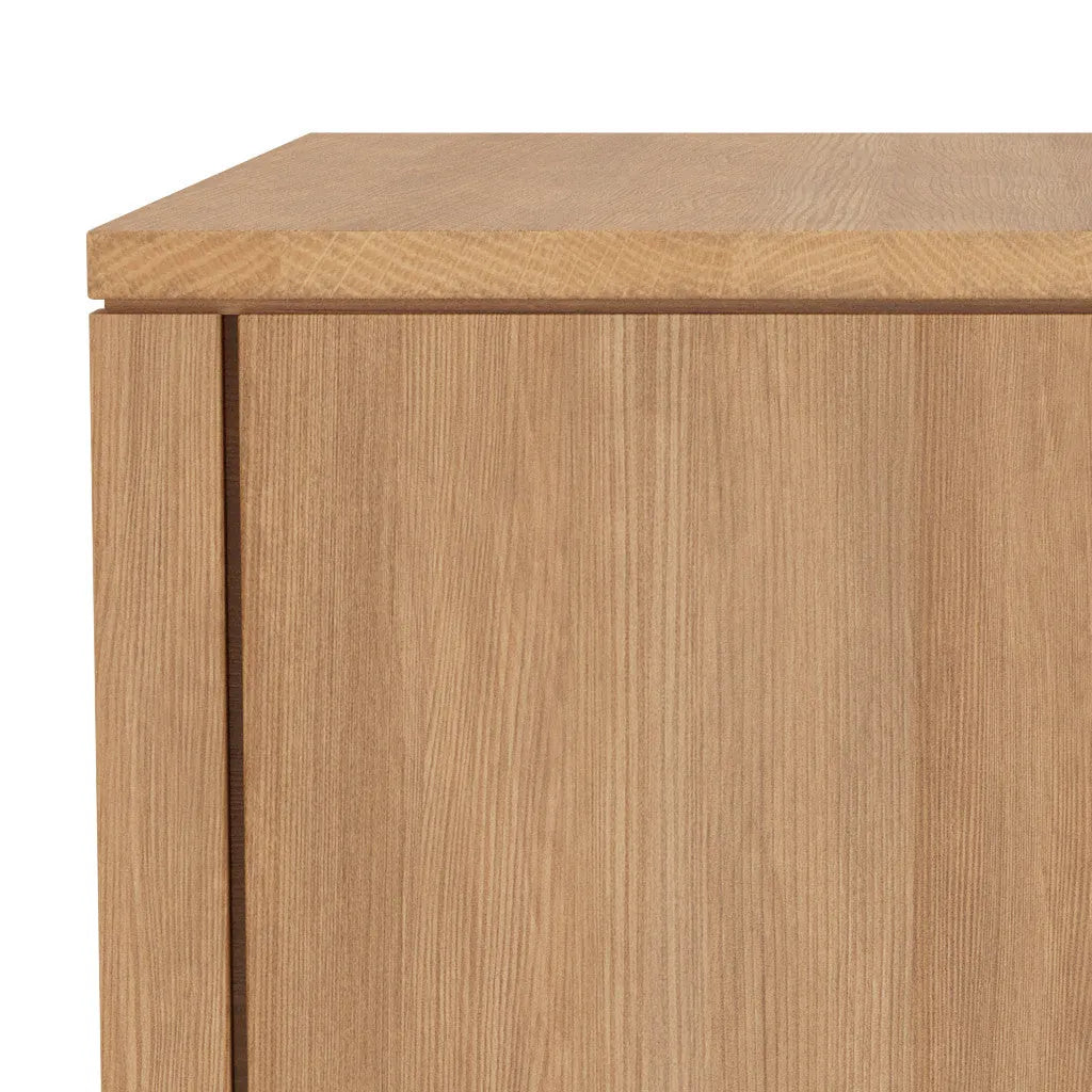 Bruno Dresser 5 Drawers 43" x 21" Solid American Oak