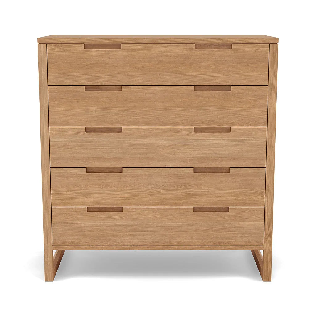 Bruno Dresser 5 Drawers 43" x 21" Solid American Oak