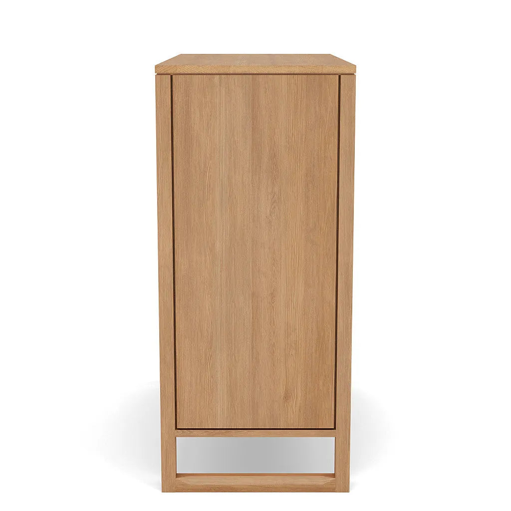 Bruno Dresser 5 Drawers 43" x 21" Solid American Oak