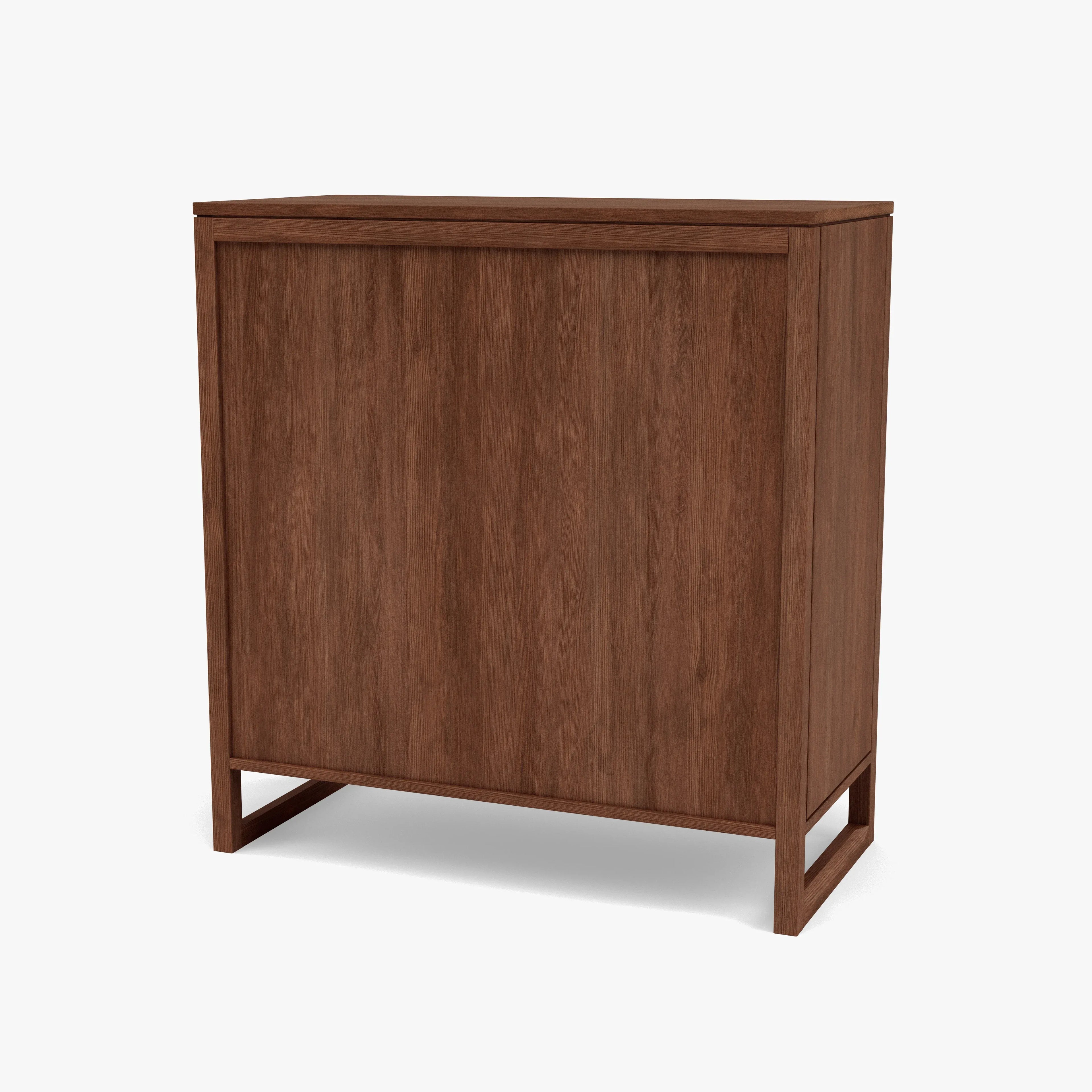 Bruno Dresser 5 Drawers 43" x 21" Solid American Walnut