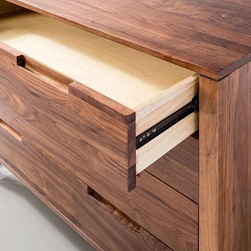 Bruno Dresser 5 Drawers 43" x 21" Solid American Walnut