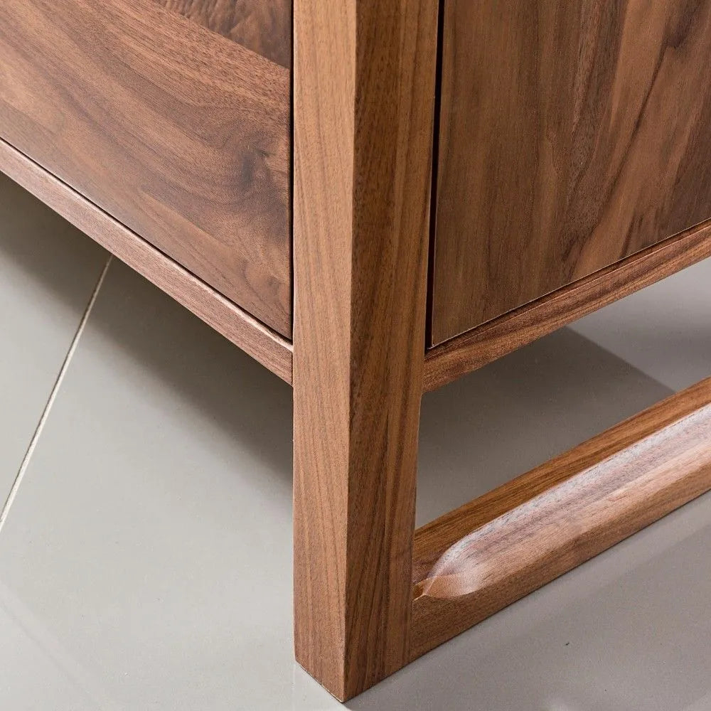 Bruno Dresser 5 Drawers 43" x 21" Solid American Walnut