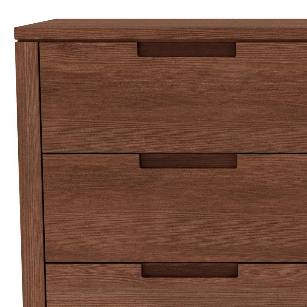 Bruno Dresser 5 Drawers 43" x 21" Solid American Walnut