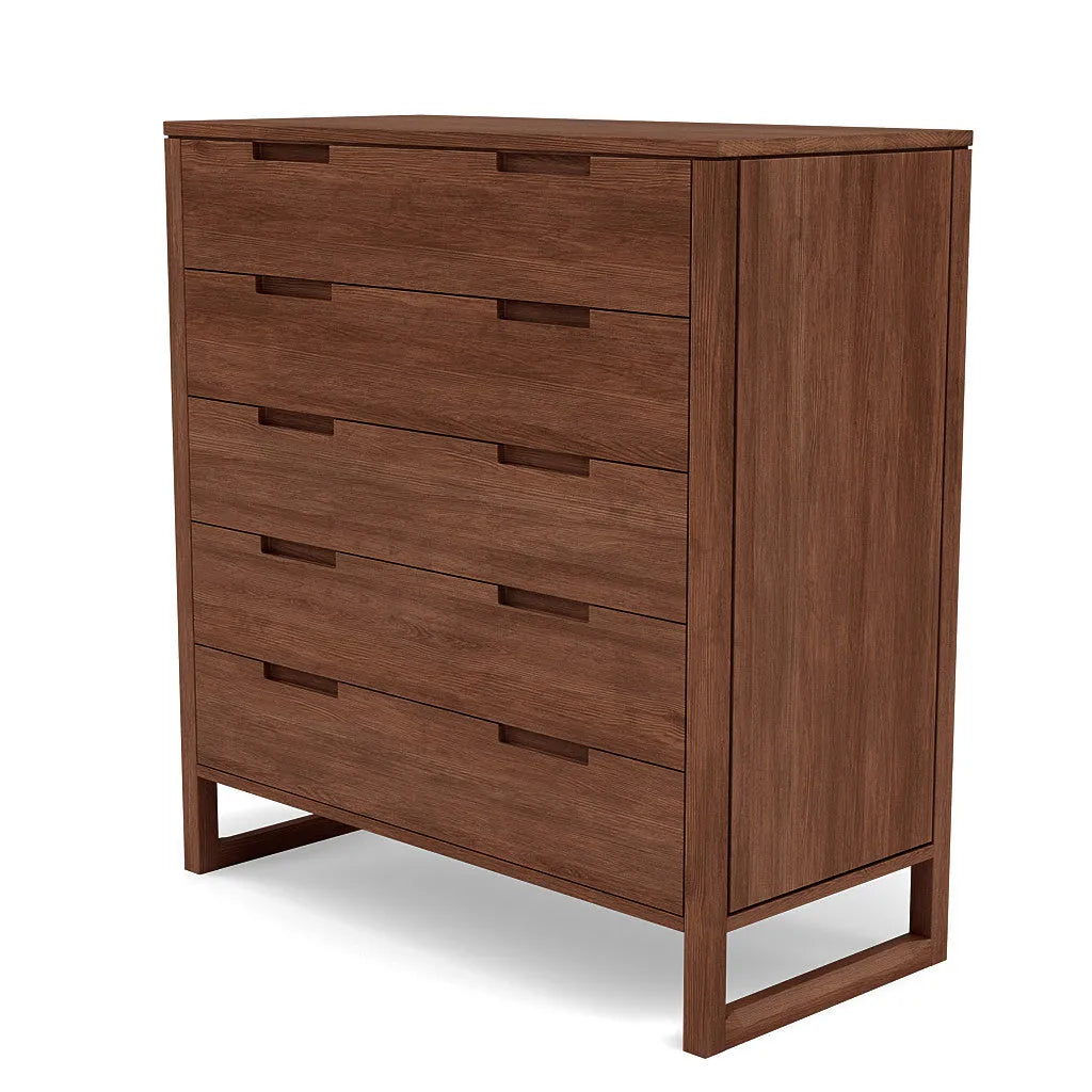 Bruno Dresser 5 Drawers 43" x 21" Solid American Walnut