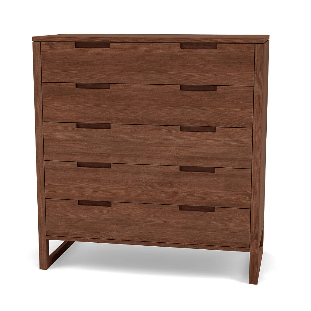 Bruno Dresser 5 Drawers 43" x 21" Solid American Walnut