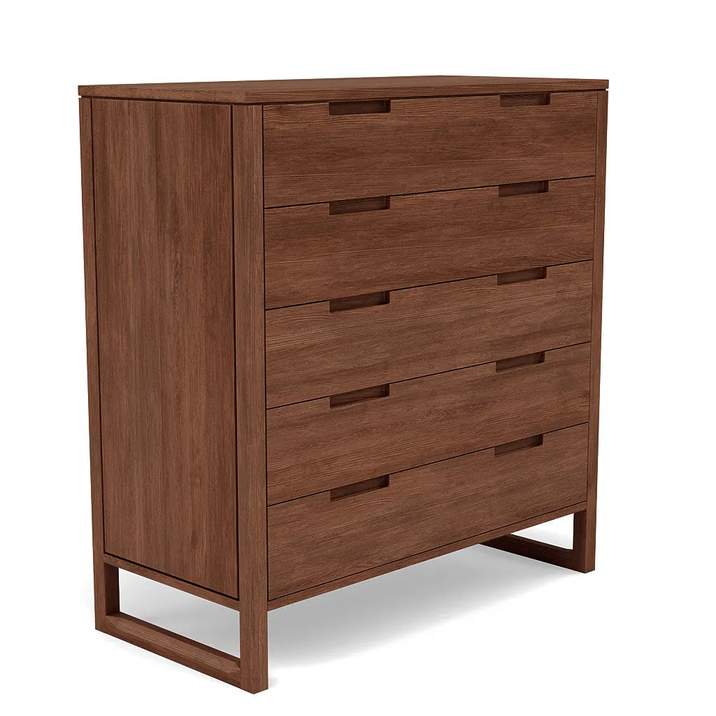 Bruno Dresser 5 Drawers 43" x 21" Solid American Walnut