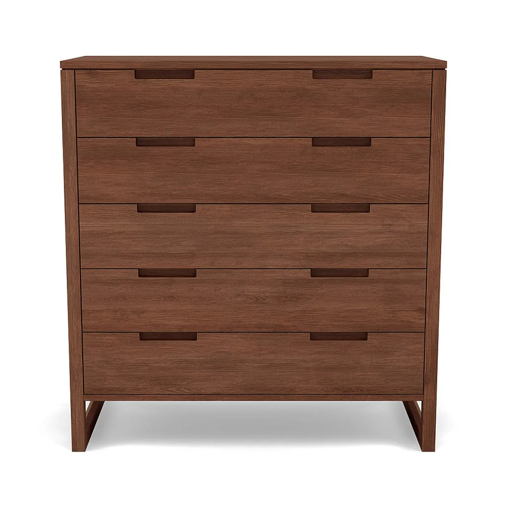 Bruno Dresser 5 Drawers 43" x 21" Solid American Walnut