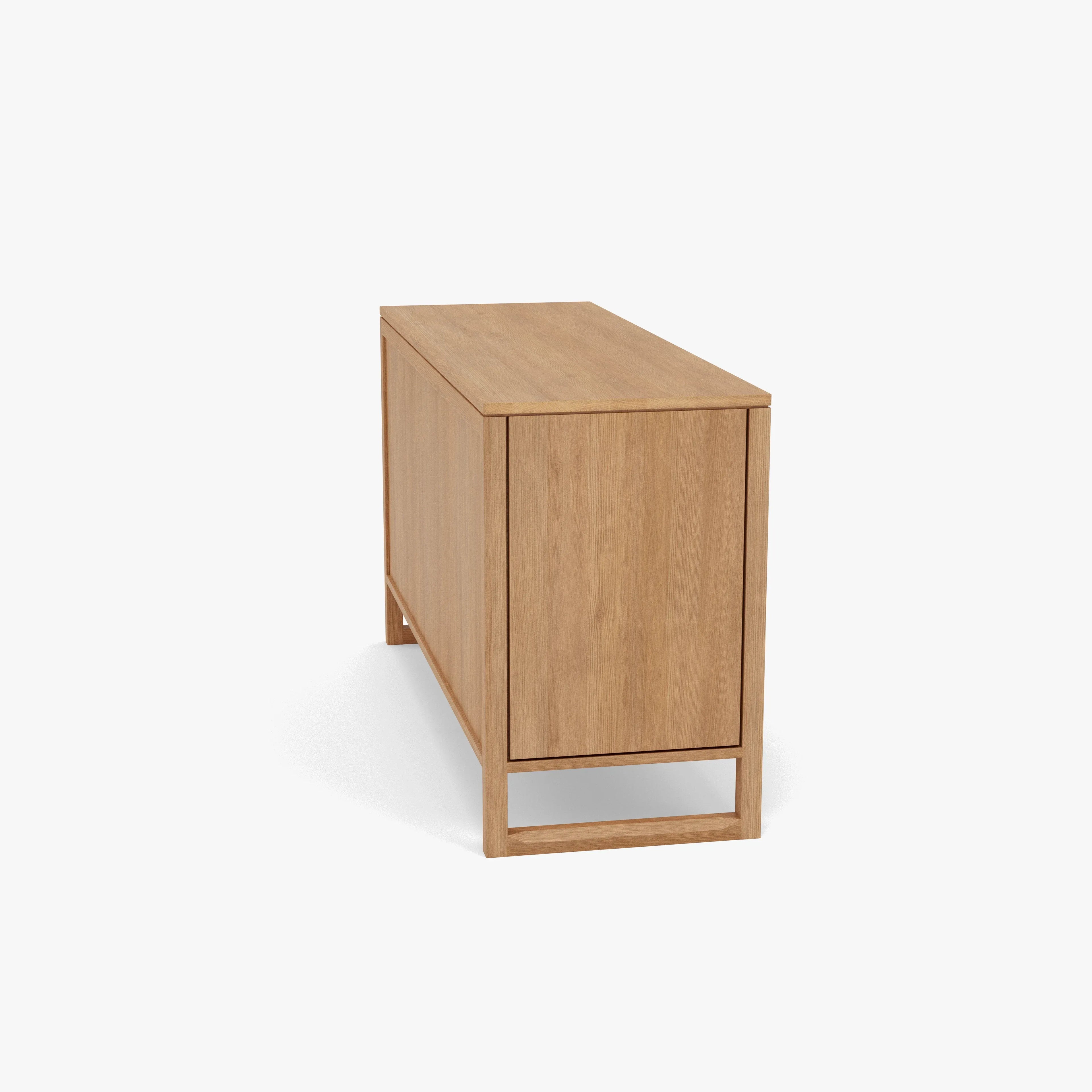 Bruno Dresser 6 Drawers 59" x 21" Solid American Oak