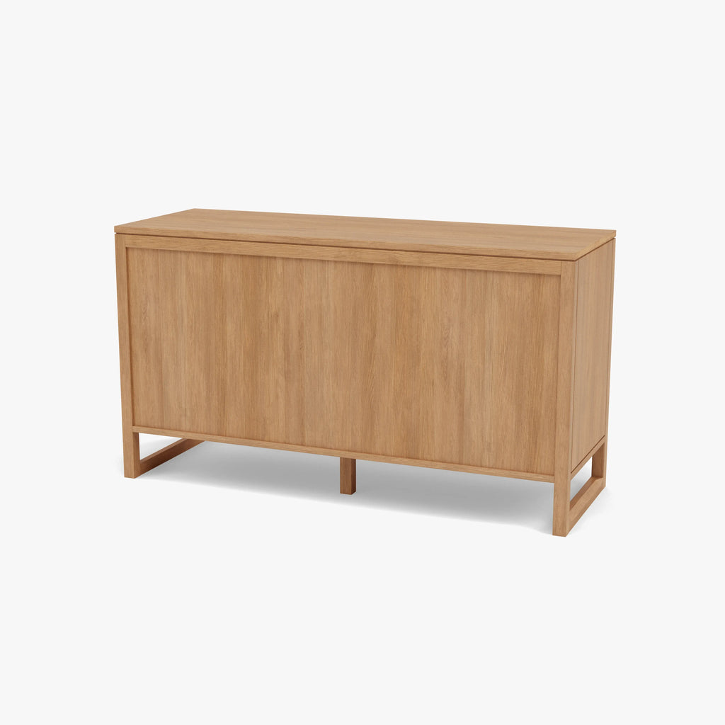 Bruno Dresser 6 Drawers 59" x 21" Solid American Oak