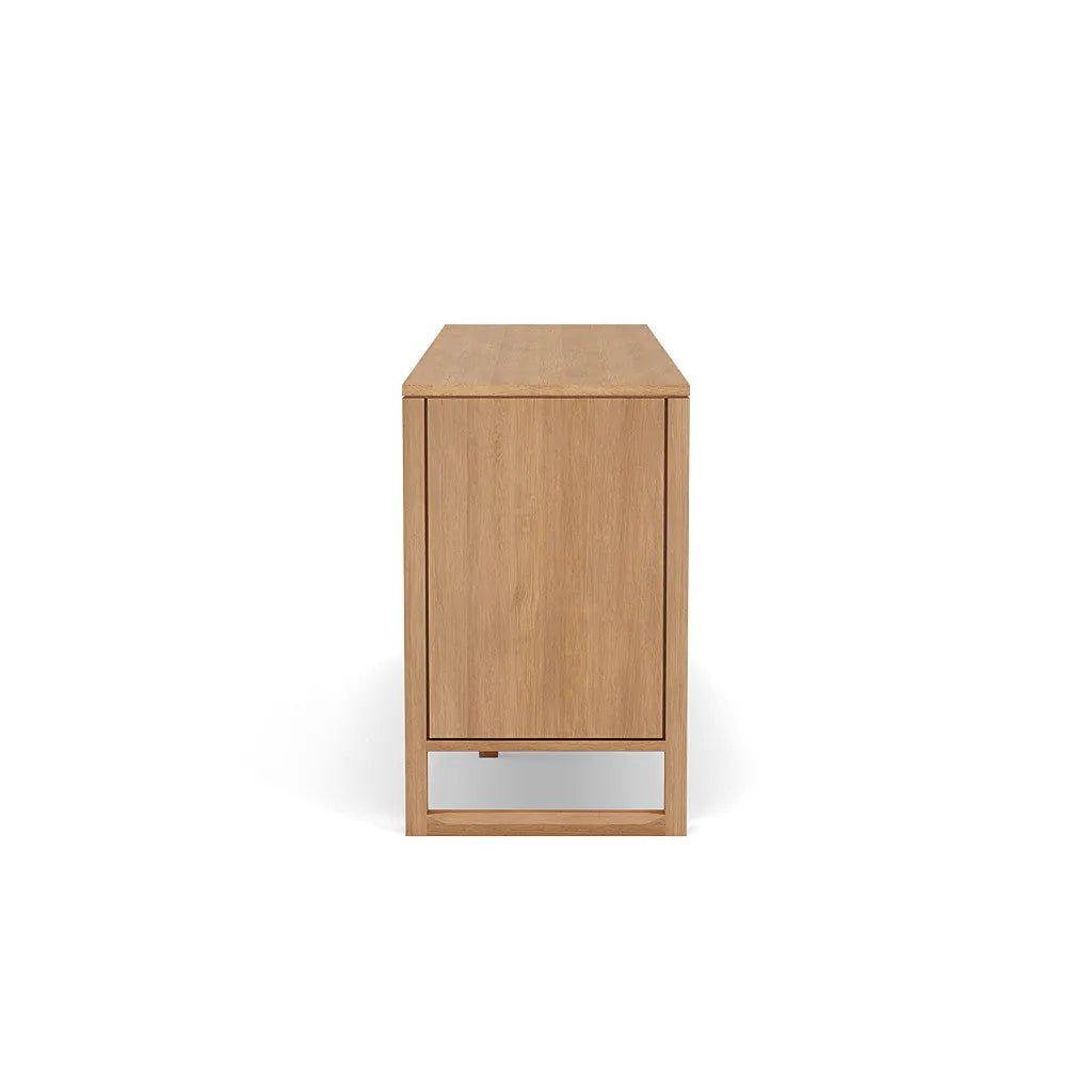 Bruno Dresser 9 Drawers 79" x 21" Solid American Oak