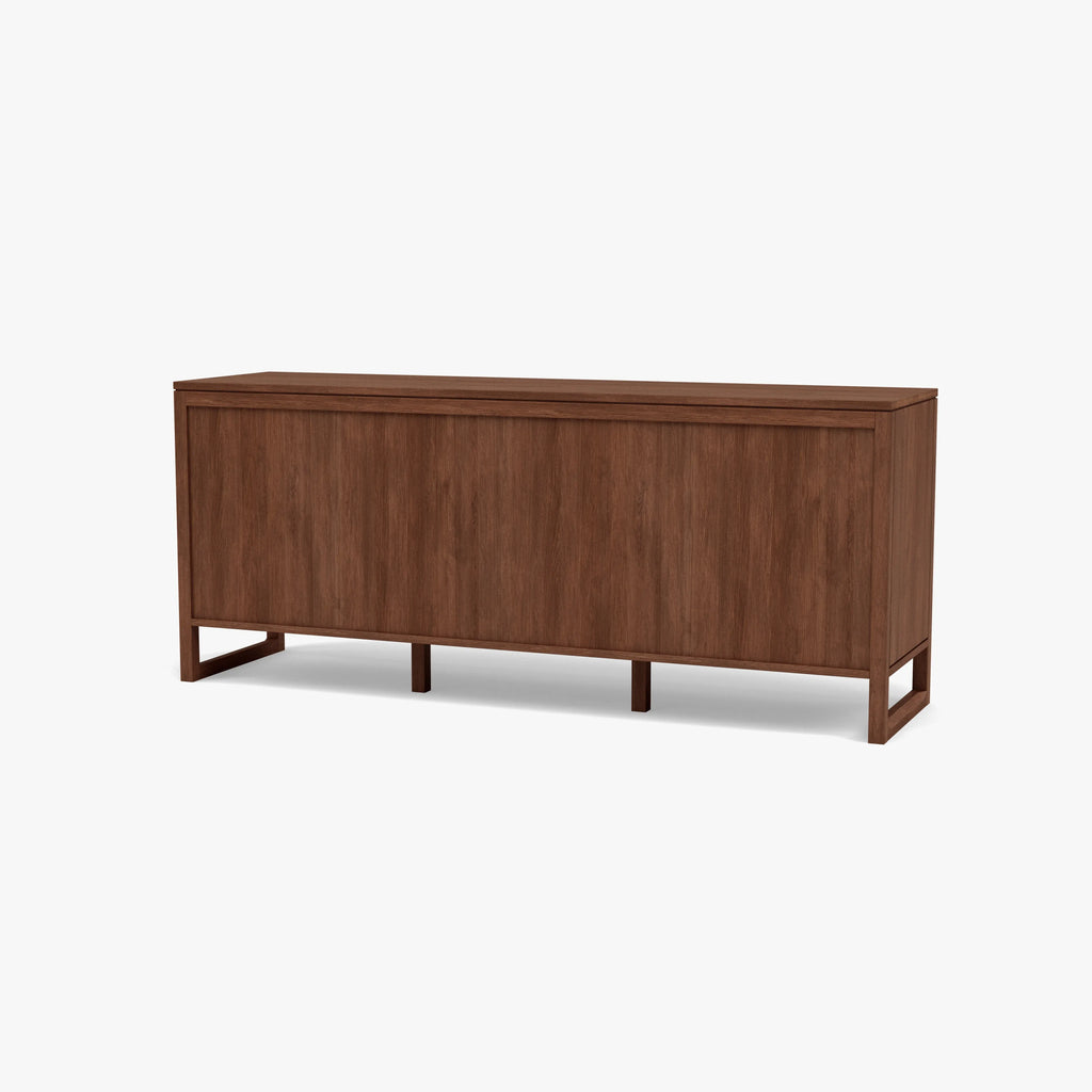 Bruno Dresser 9 Drawers 79" x 21" Solid American Walnut