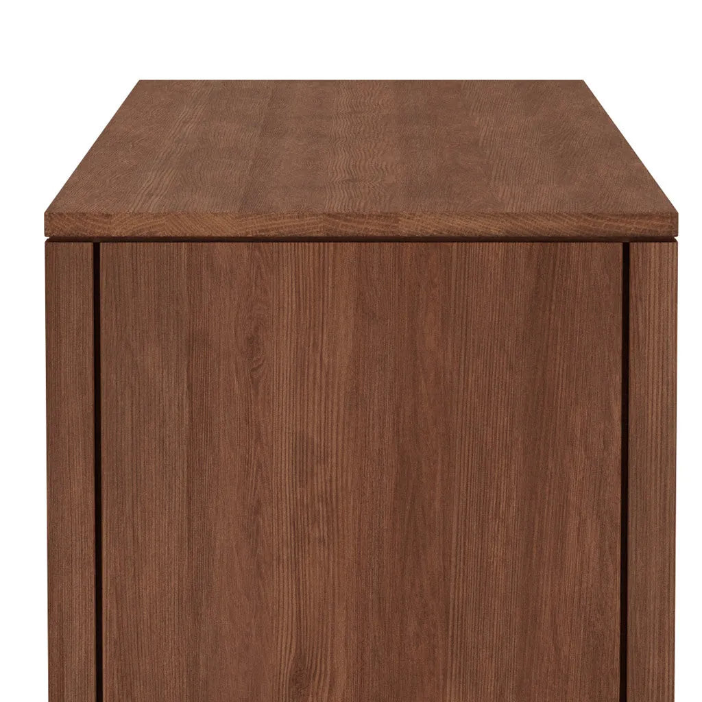 Bruno Dresser 9 Drawers 79" x 21" Solid American Walnut