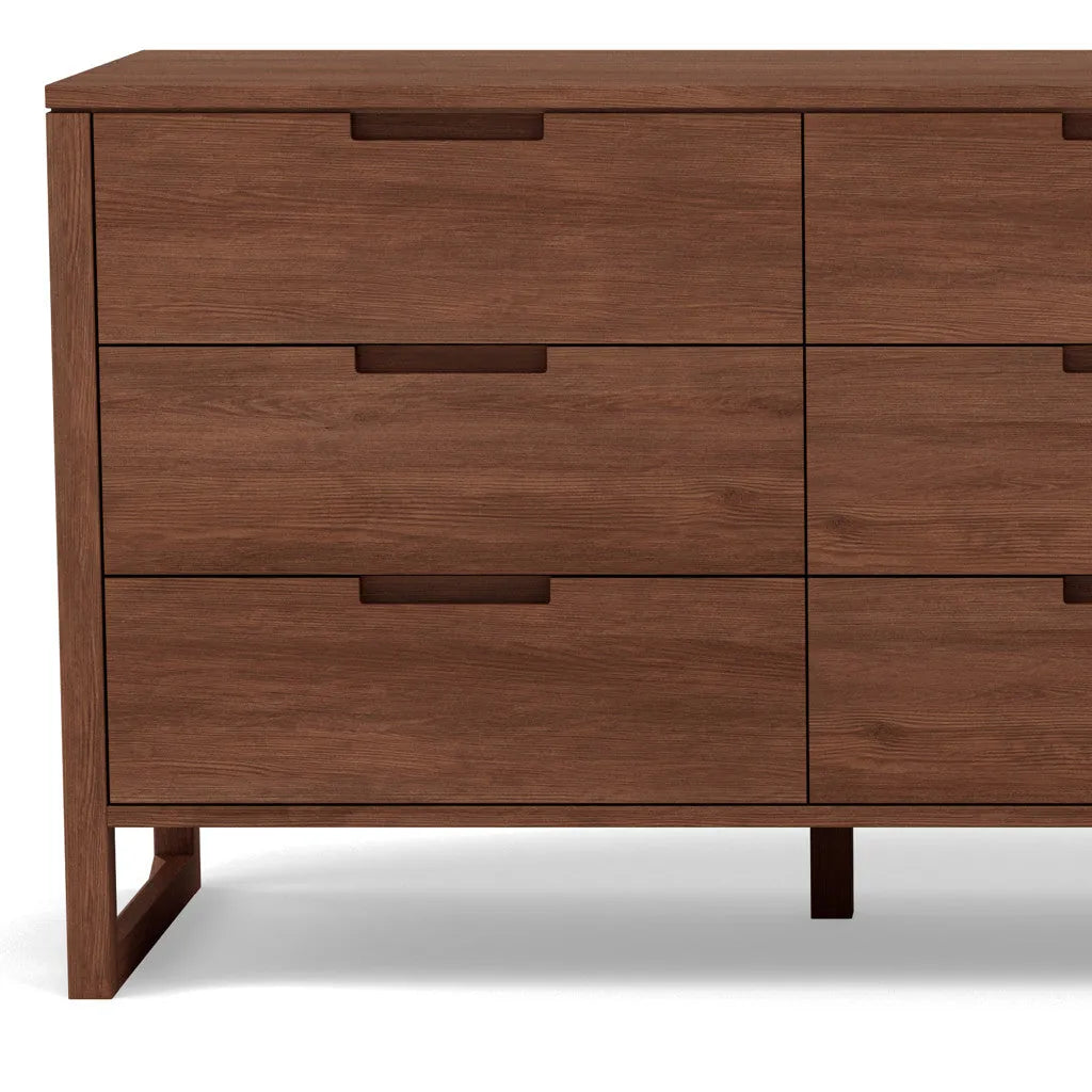Bruno Dresser 9 Drawers 79" x 21" Solid American Walnut