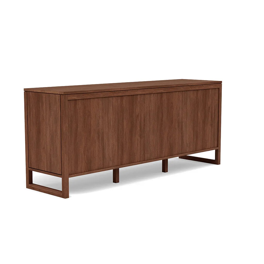 Bruno Dresser 9 Drawers 79" x 21" Solid American Walnut