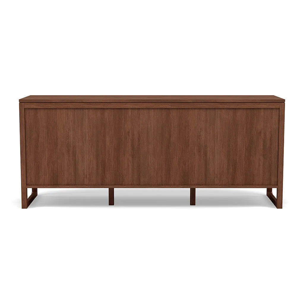 Bruno Dresser 9 Drawers 79" x 21" Solid American Walnut