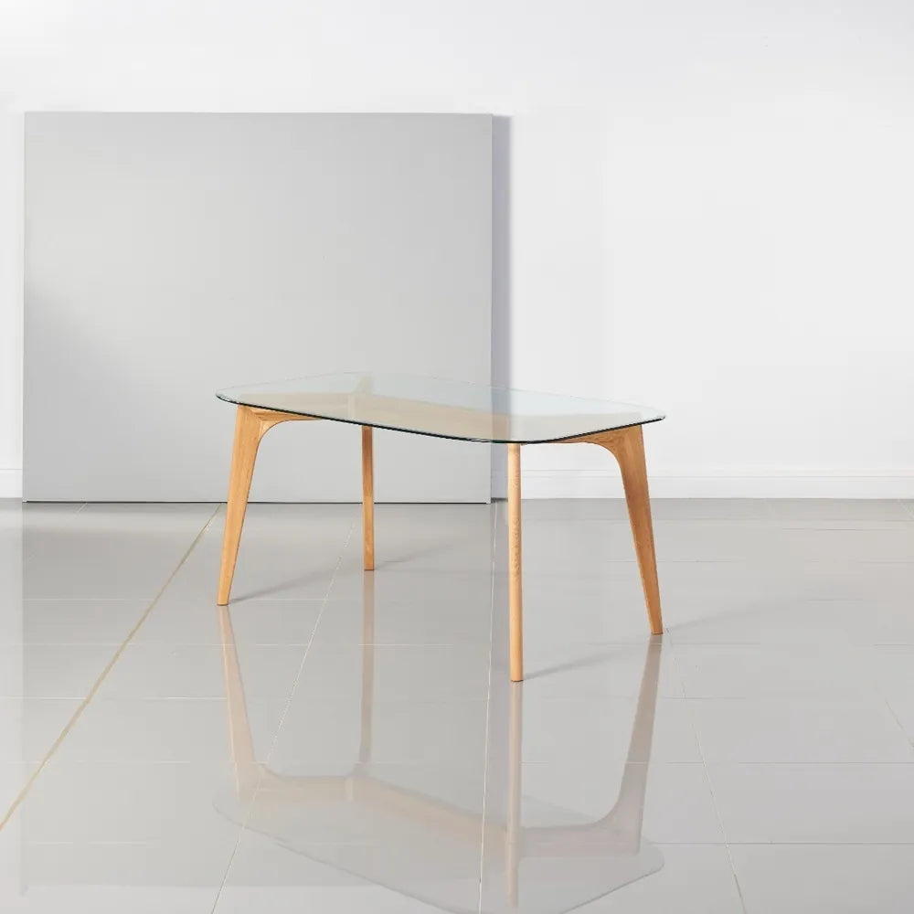 Hilda Dining Table 63" x 35" Solid American Oak