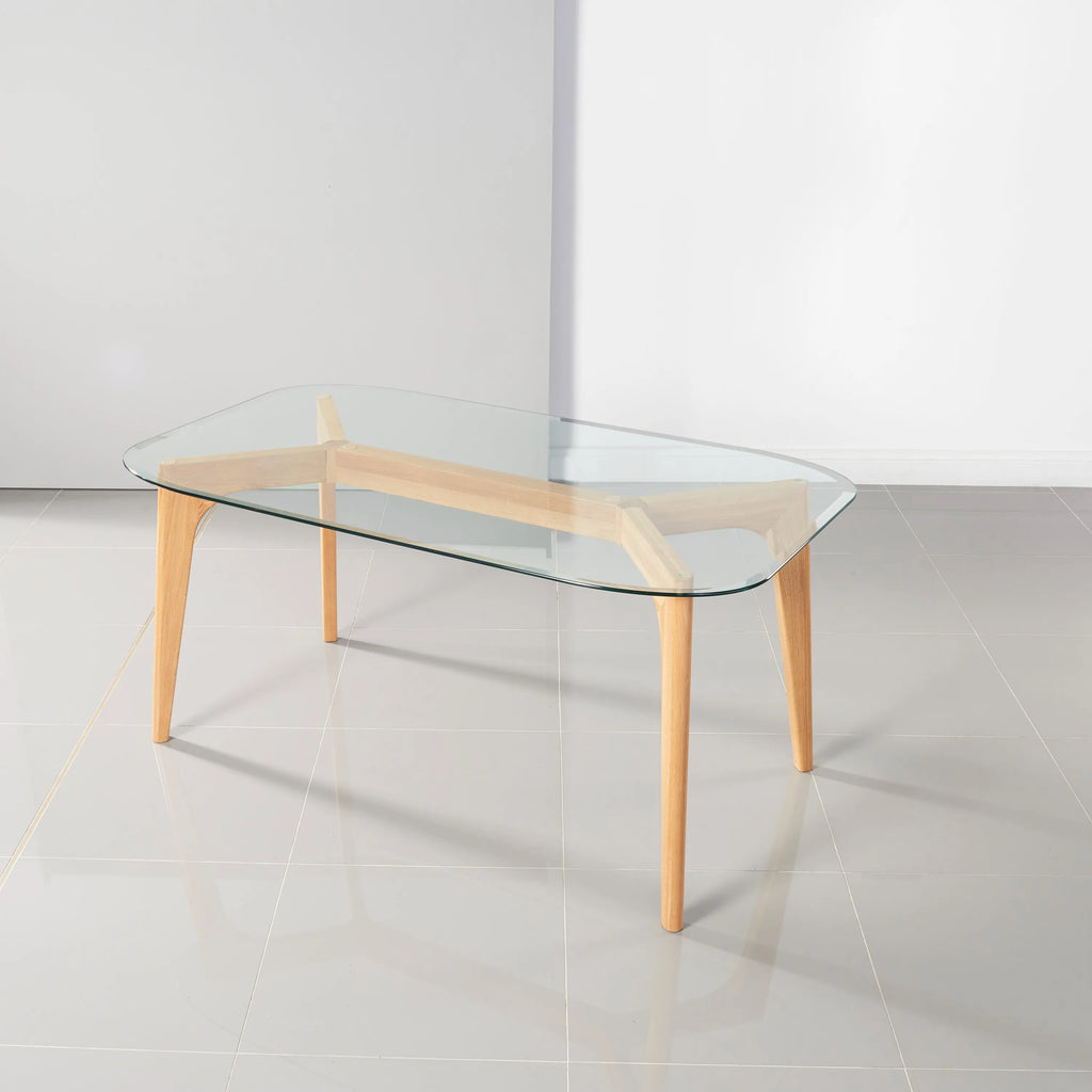 Hilda Dining Table 63" x 35" Solid American Oak