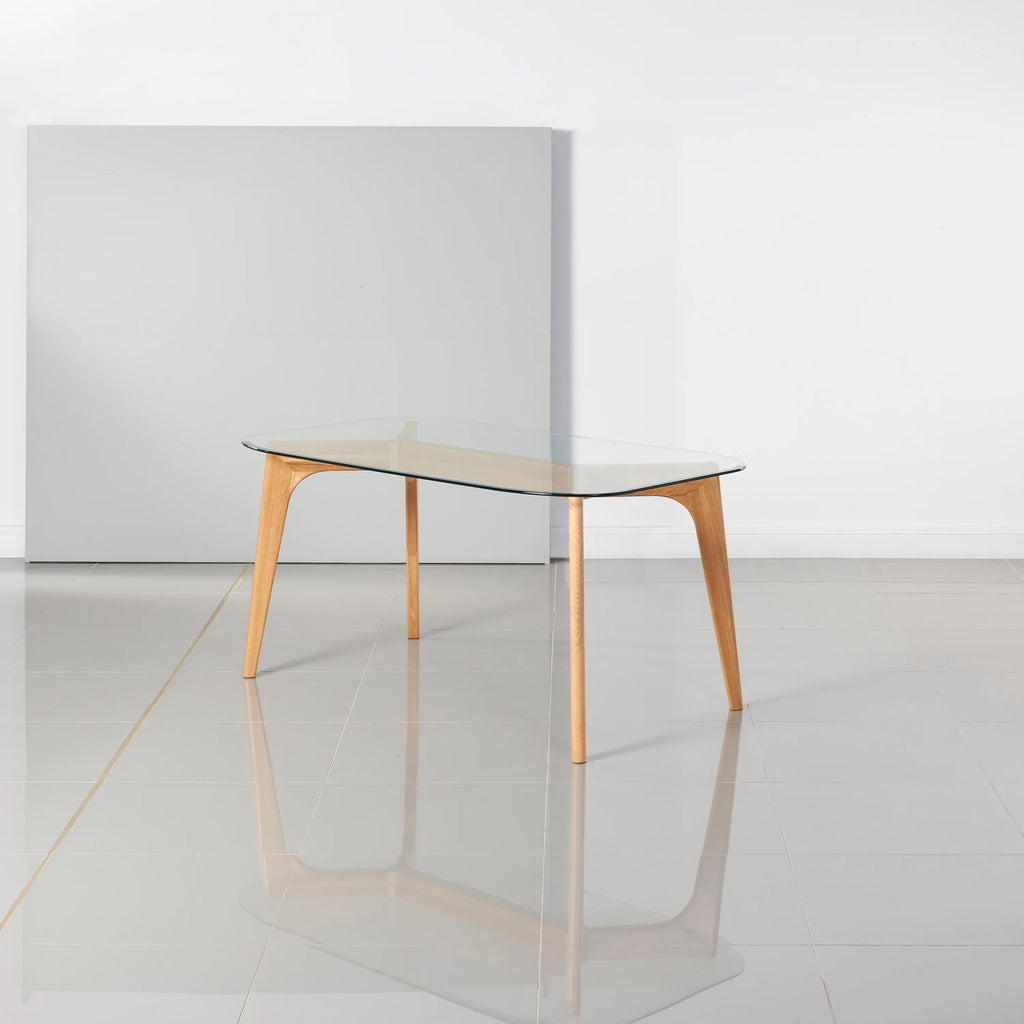 Hilda Dining Table 63" x 35" Solid American Oak