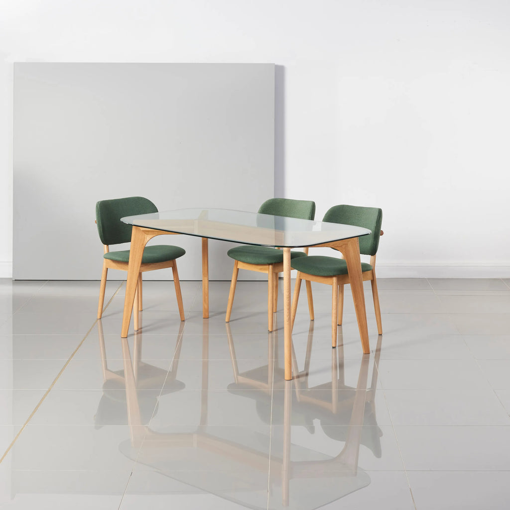 Hilda Dining Table 63" x 35" Solid American Oak