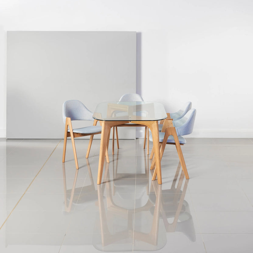 Hilda Dining Table 63" x 35" Solid American Oak