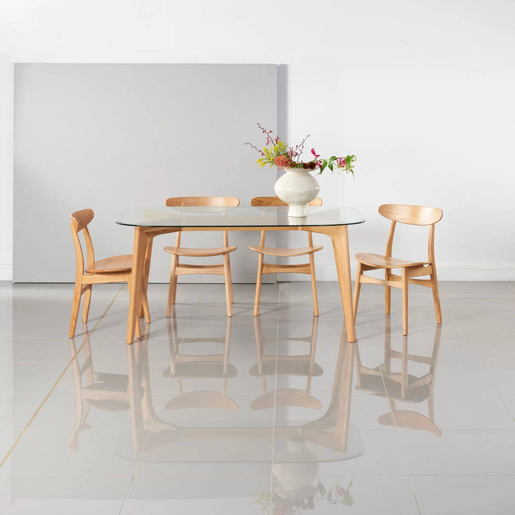 Hilda Dining Table 63" x 35" Solid American Oak