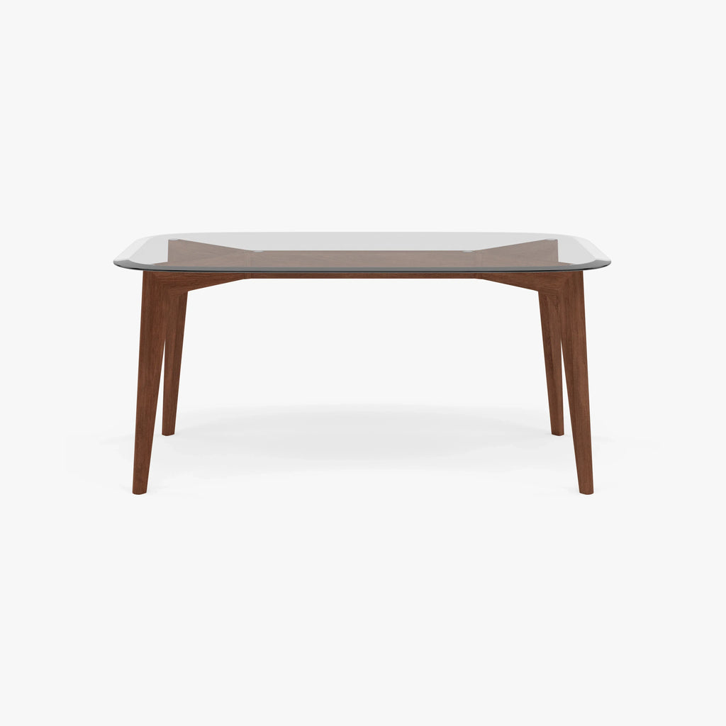 Hilda Dining Table 63" x 35" Solid American Walnut