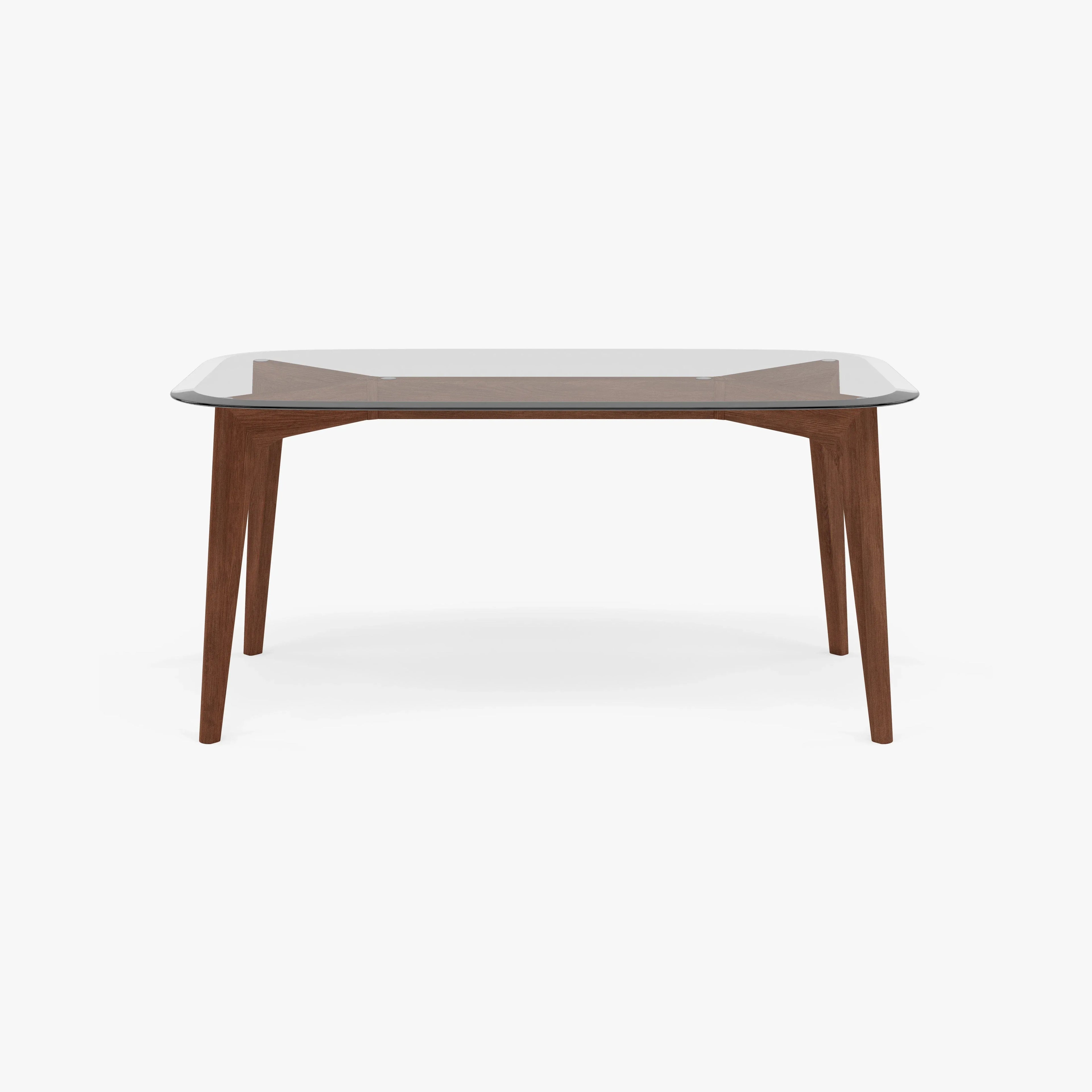 Hilda Dining Table 63" x 35" Solid American Walnut