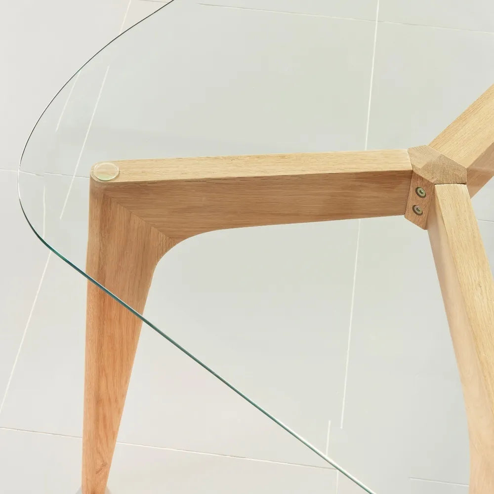 Hilda Dining Table 71" x 35" Solid American Oak