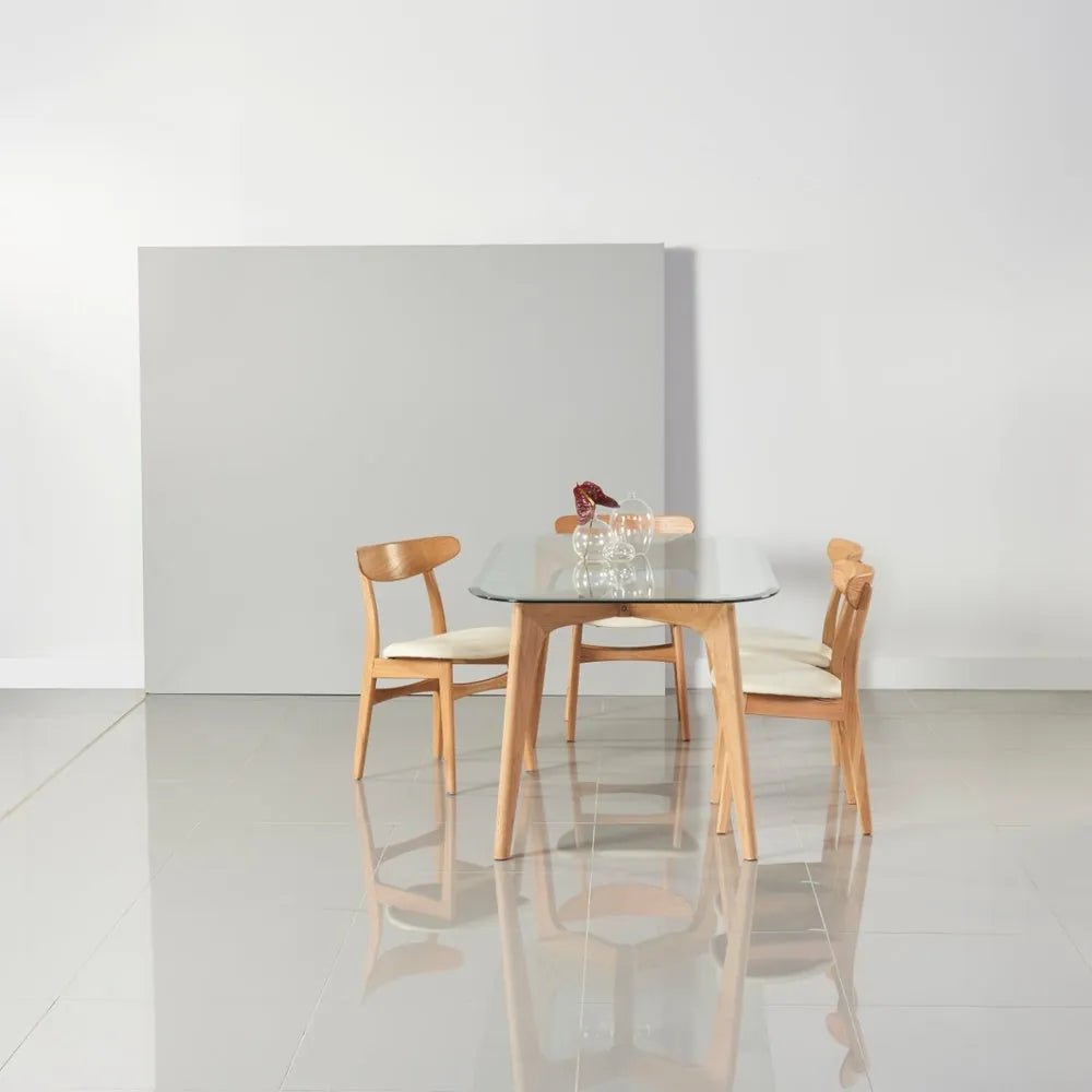 Hilda Dining Table 71" x 35" Solid American Oak