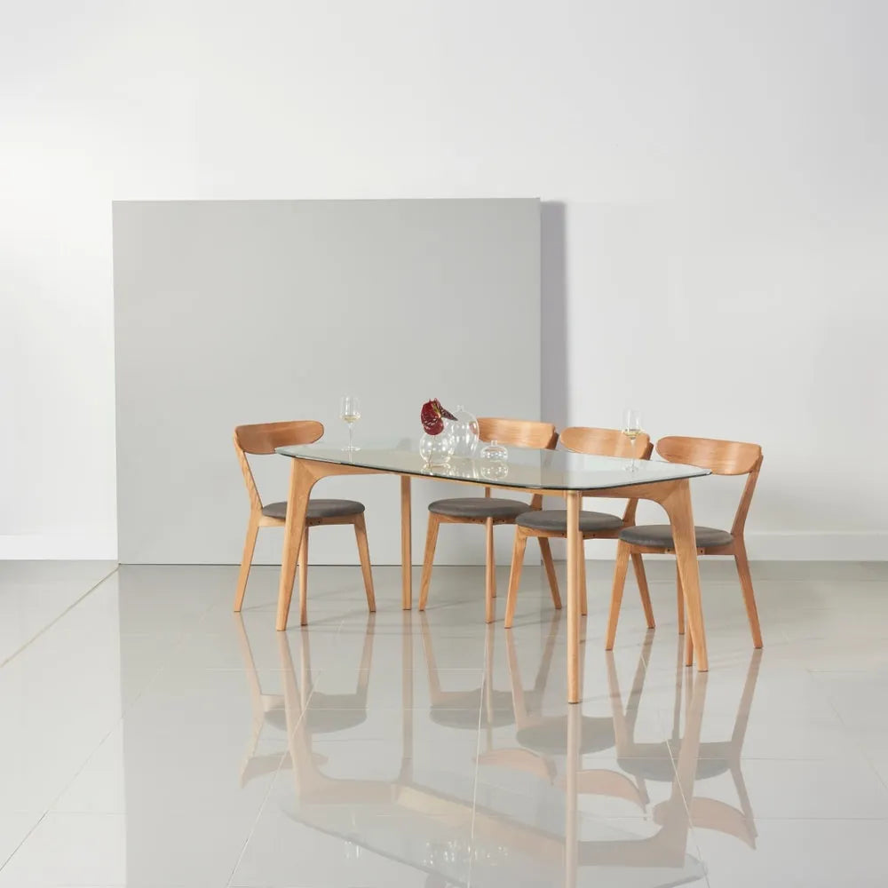 Hilda Dining Table 71" x 35" Solid American Oak