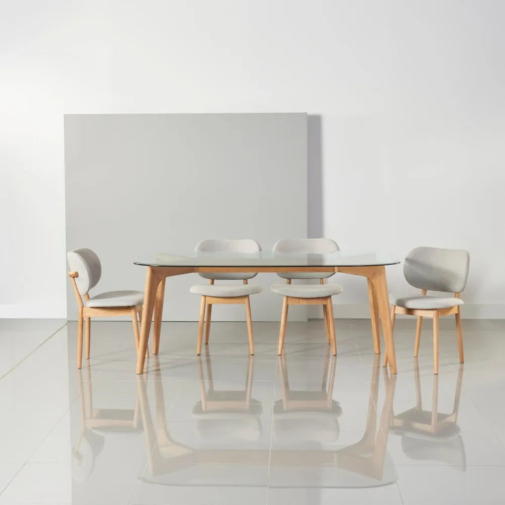 Hilda Dining Table 71" x 35" Solid American Oak