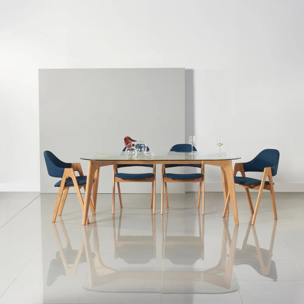 Hilda Dining Table 71" x 35" Solid American Oak