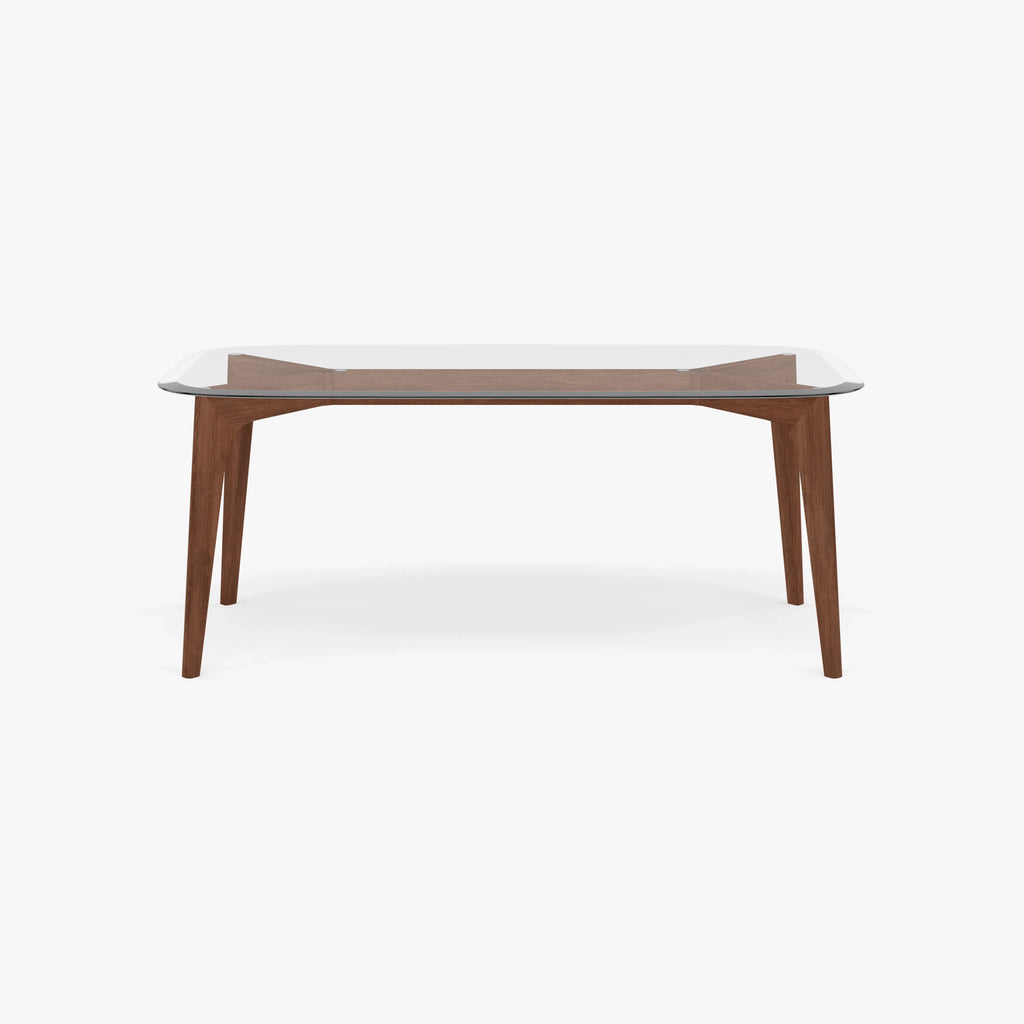 Hilda Dining Table 71" x 35" Solid American Walnut