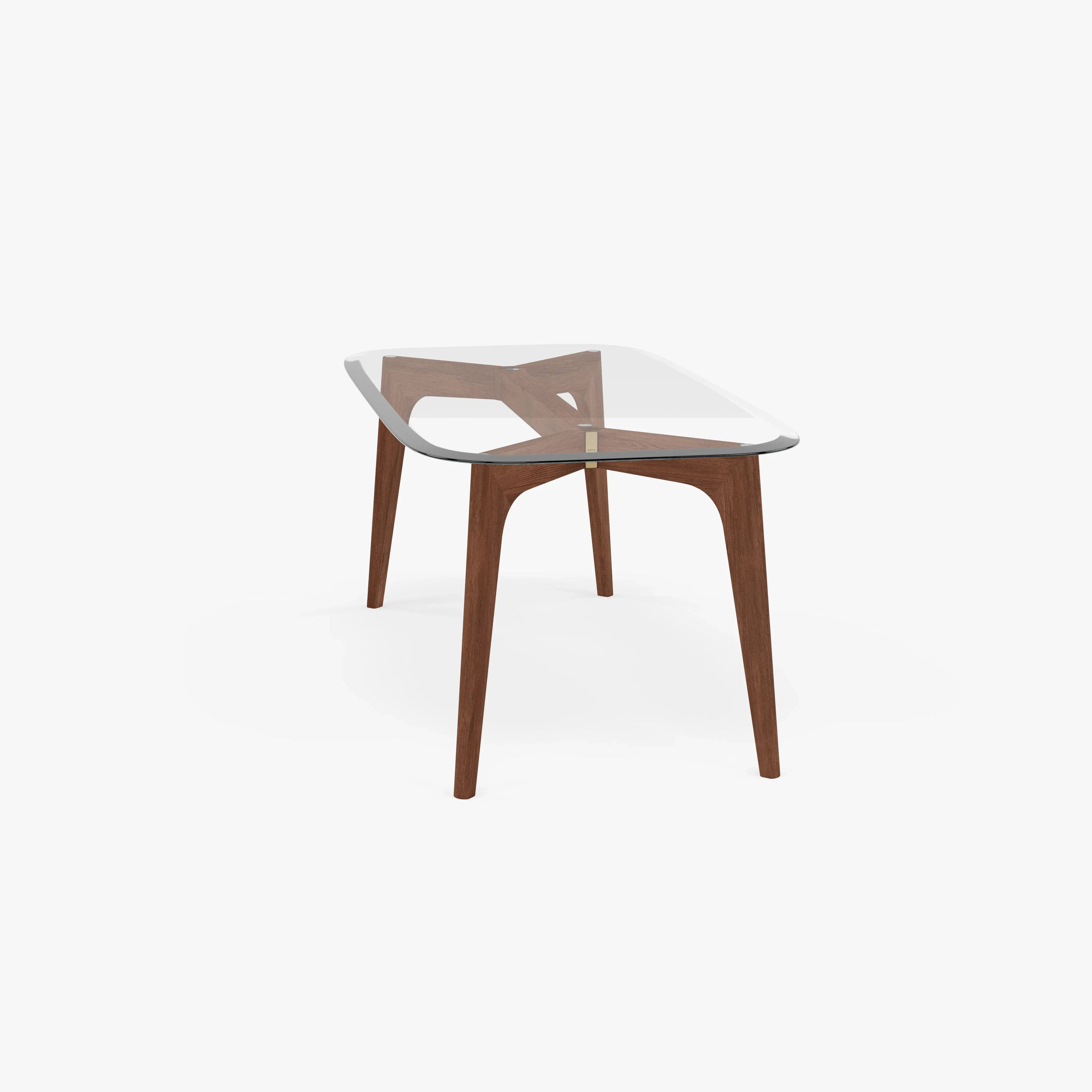 Hilda Dining Table 71" x 35" Solid American Walnut