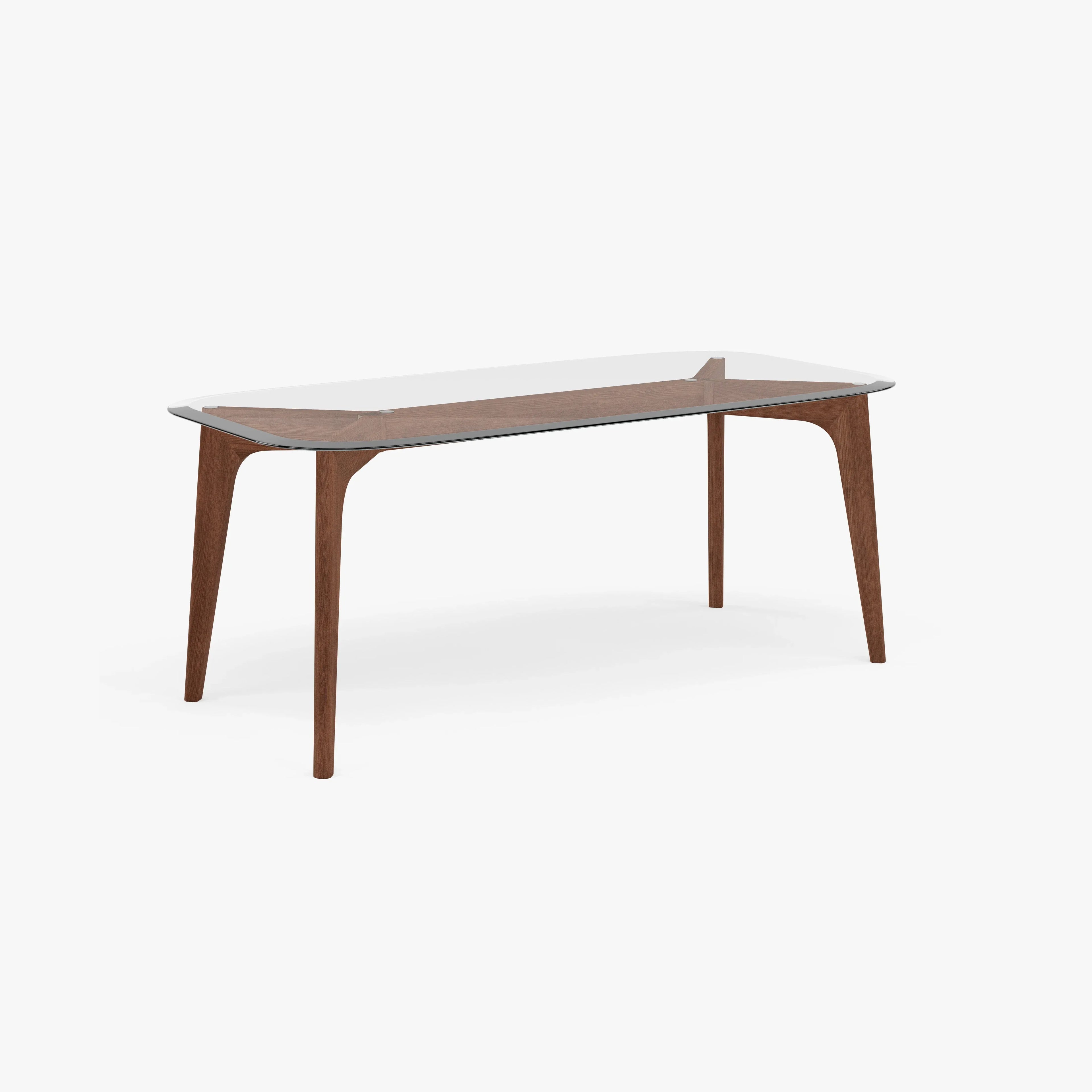 Hilda Dining Table 71" x 35" Solid American Walnut