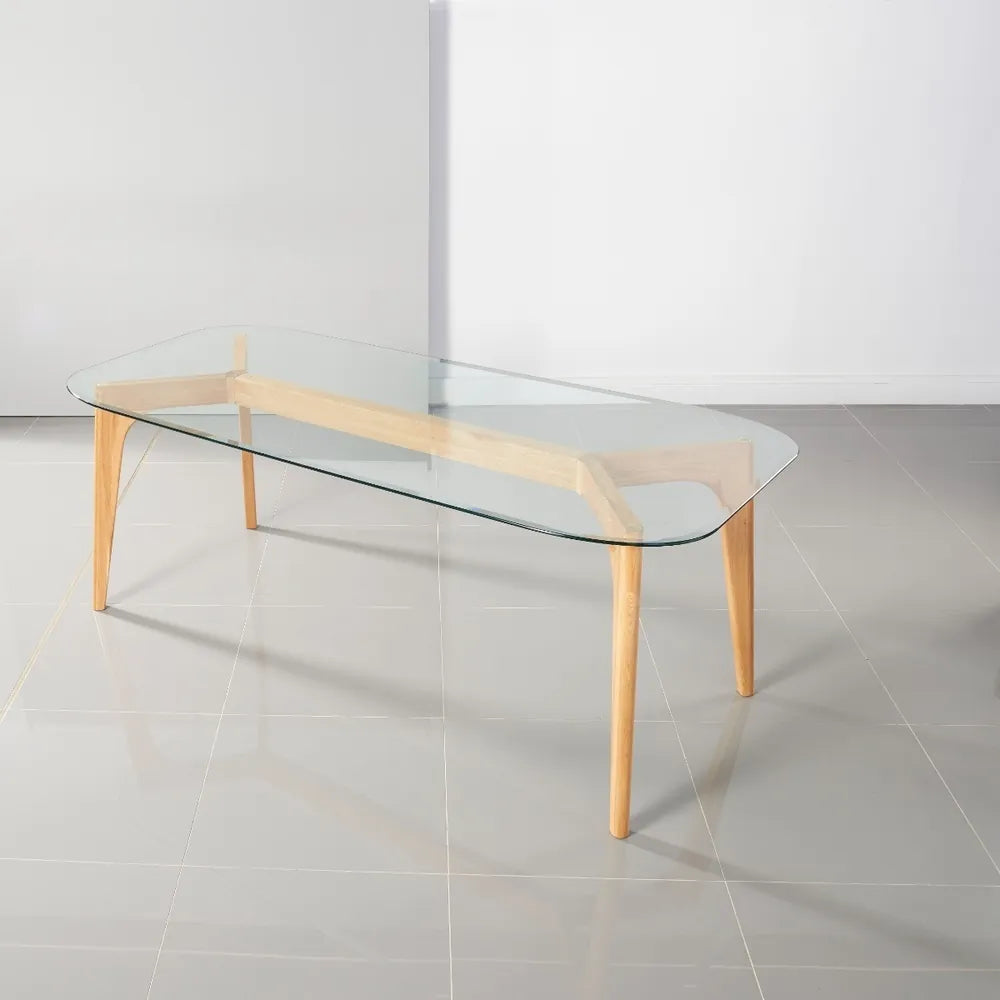 Hilda Dining Table 79" x 35" Solid American Oak