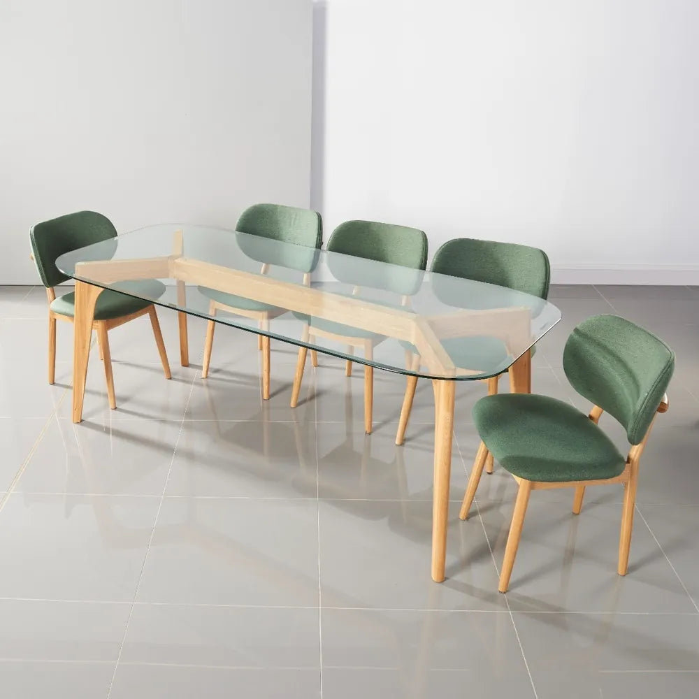 Hilda Dining Table 79" x 35" Solid American Oak