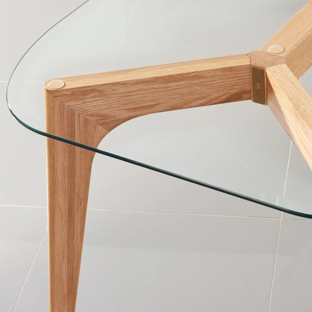 Hilda Dining Table 79" x 35" Solid American Oak