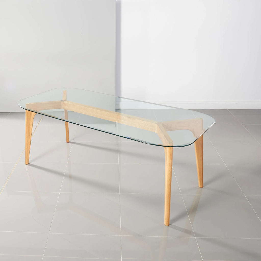 Hilda Dining Table 79" x 35" Solid American Oak