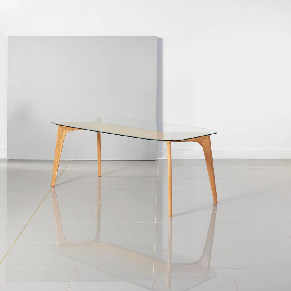 Hilda Dining Table 79" x 35" Solid American Oak