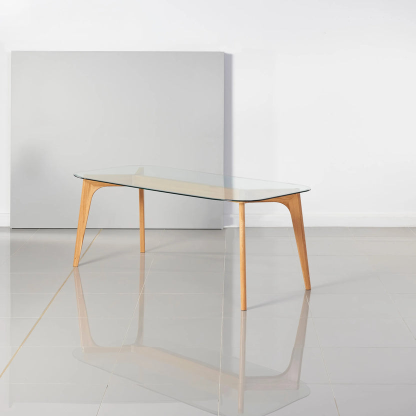 Hilda Dining Table 79" x 35" Solid American Oak