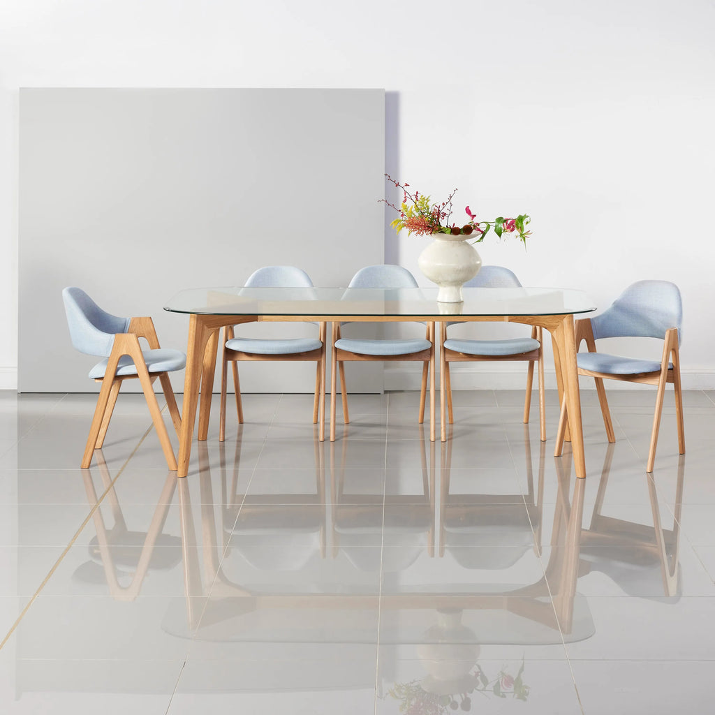 Hilda Dining Table 79" x 35" Solid American Oak