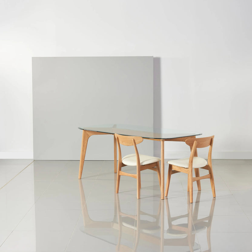 Hilda Dining Table 79" x 35" Solid American Oak