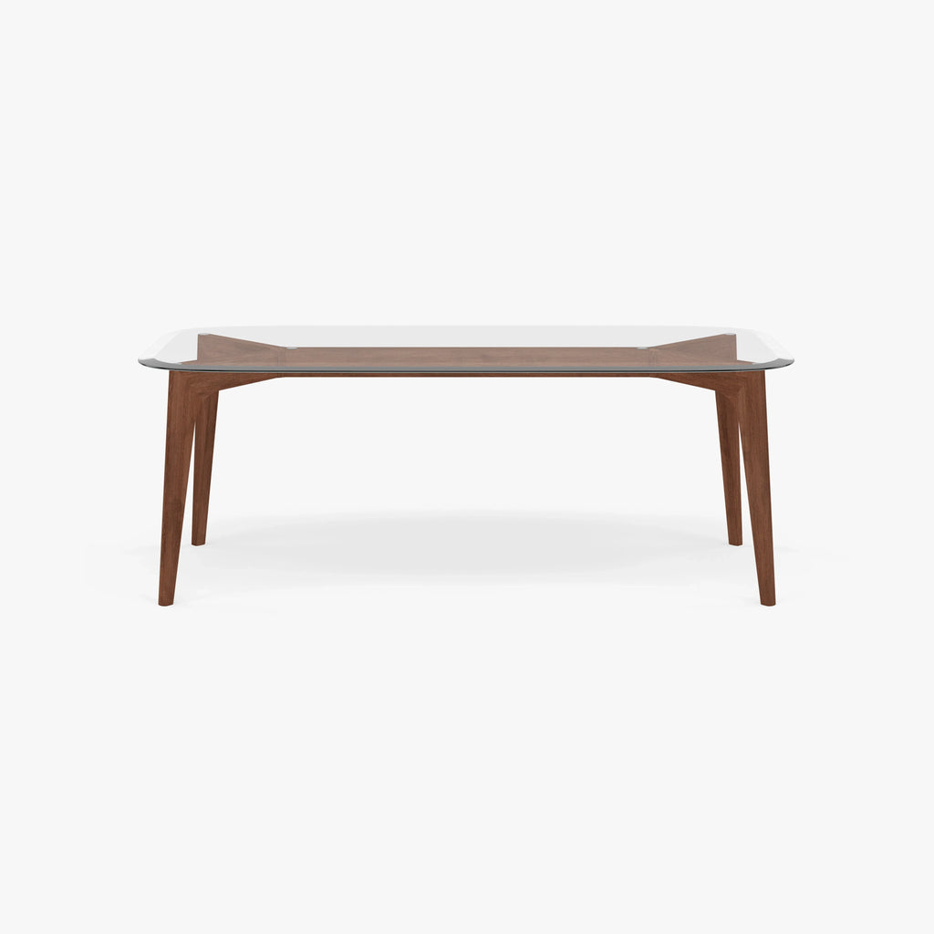 Hilda Dining Table 79" x 35" Solid American Walnut