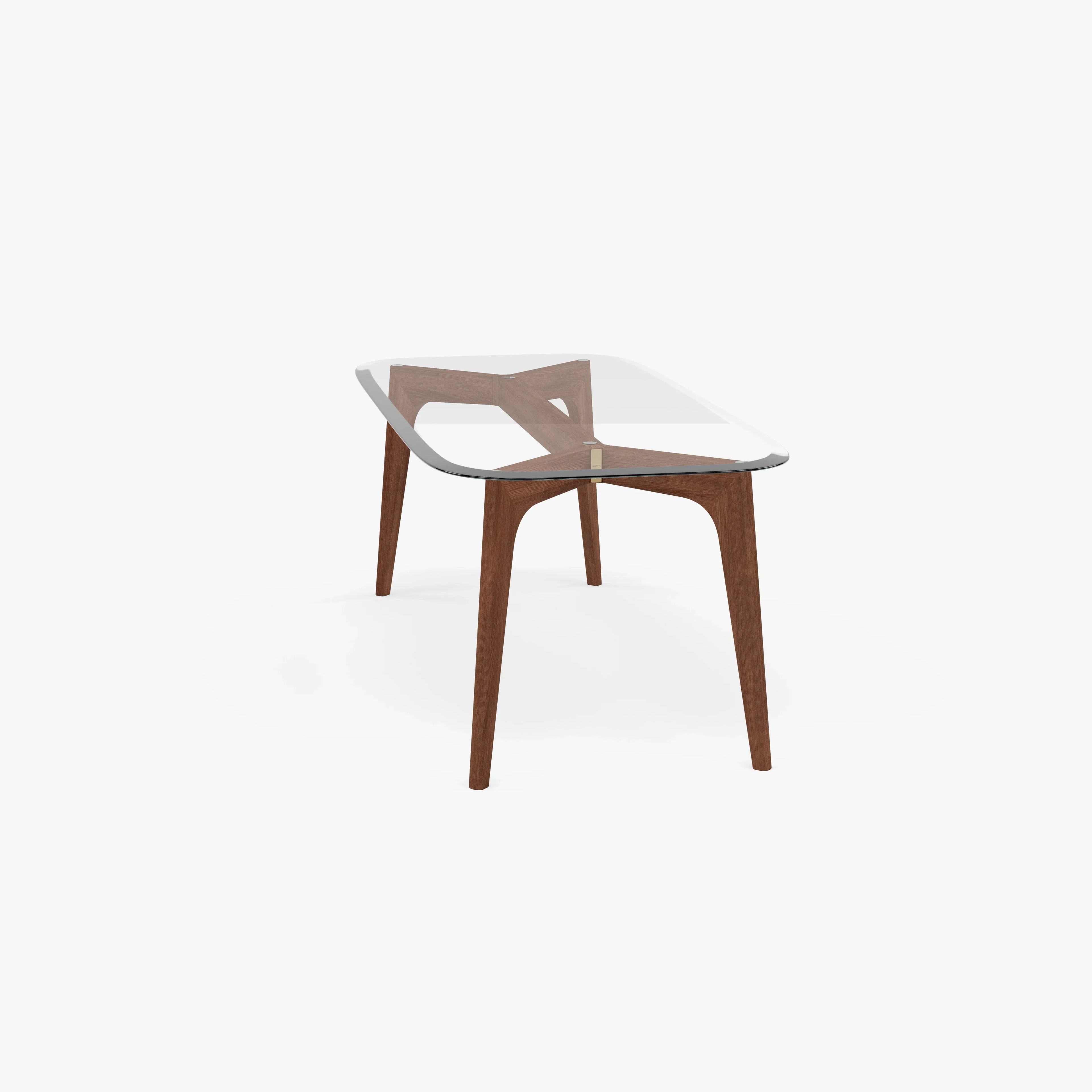 Hilda Dining Table 79" x 35" Solid American Walnut