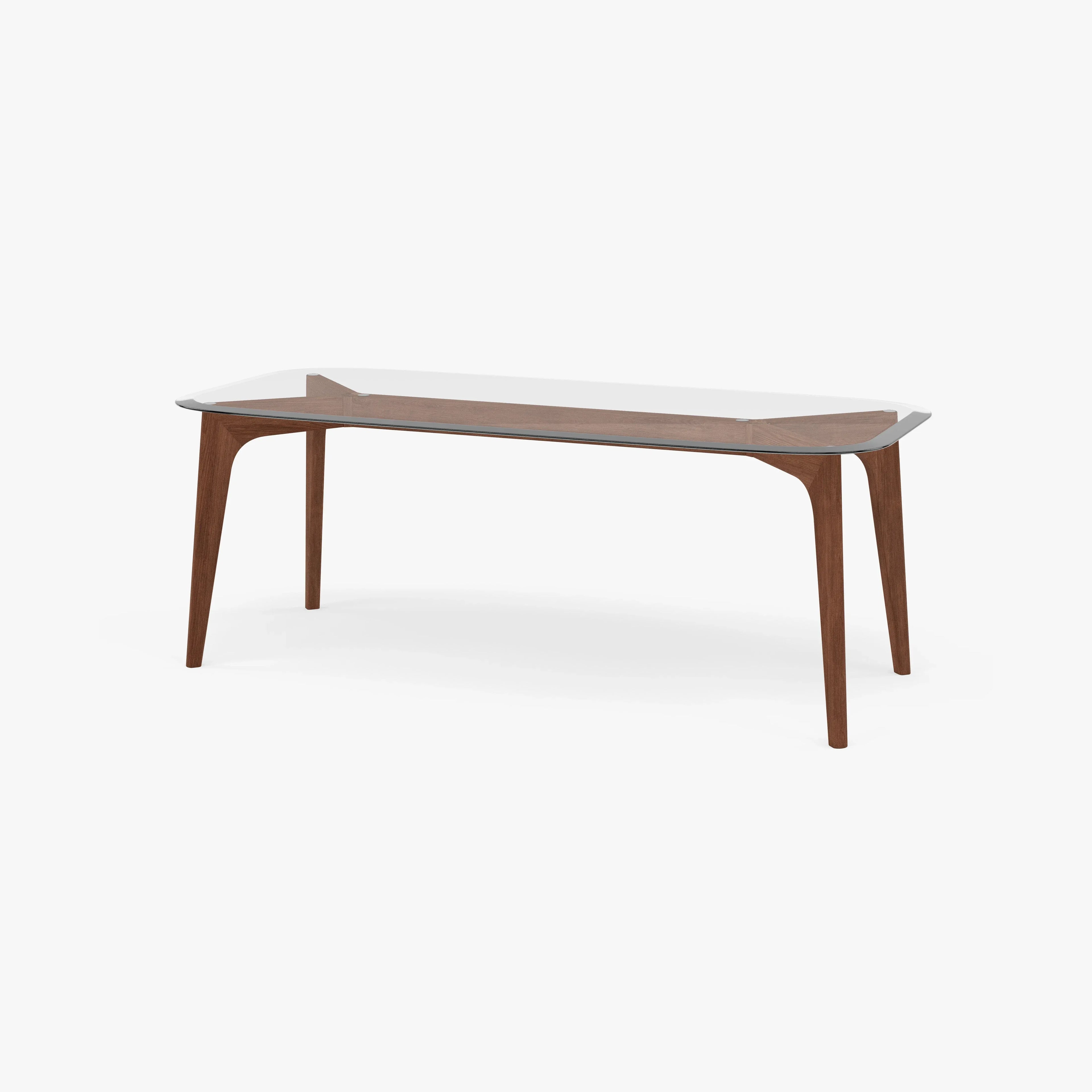 Hilda Dining Table 79" x 35" Solid American Walnut